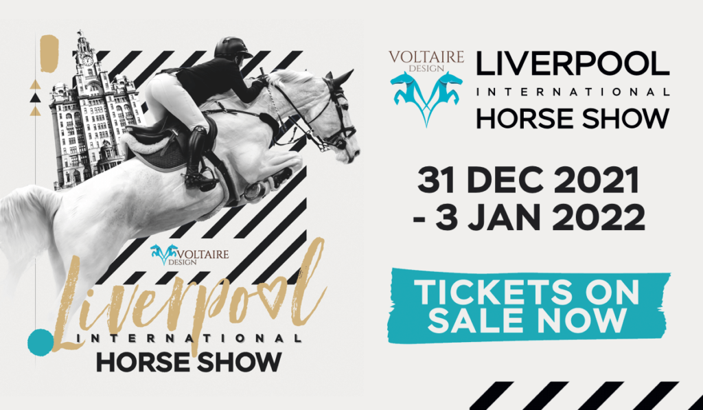 liverpool international horse show advert poster
